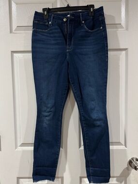 Women's Dark Blue Stretch Skinny Jeans
